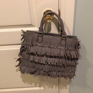 Gray Handbag